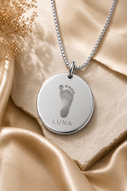 Inner Ziva — Silver Tiny Toes Disc™
