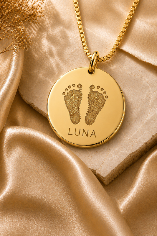 Inner Ziva — Gold Tiny Toes Heirloom Disc™
