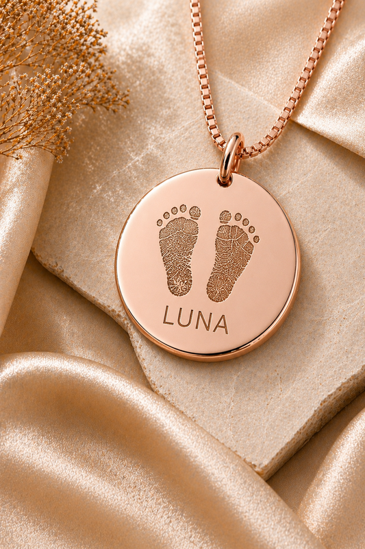 Inner Ziva — Rose Gold Tiny Toes Heirloom Disc™
