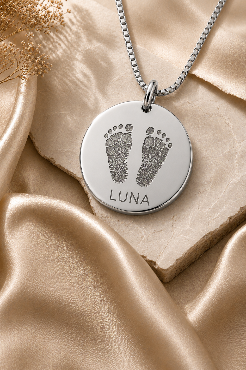 Inner Ziva — Silver Tiny Toes Heirloom Disc™